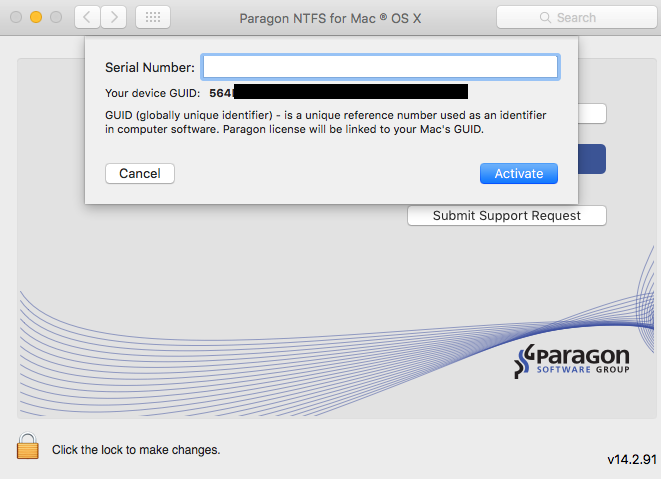 paragon ntfs 15 serial number for mac